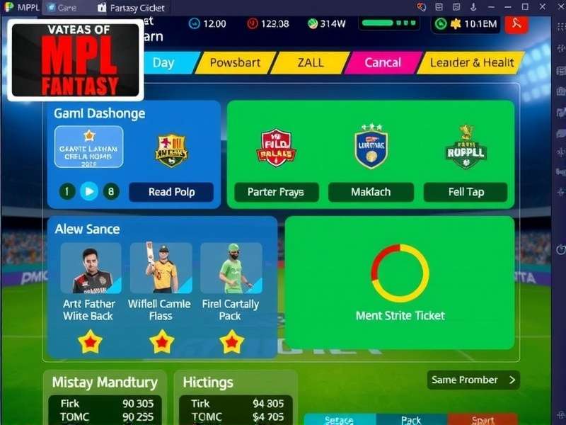 MPL Fantasy Cricket Dashboard